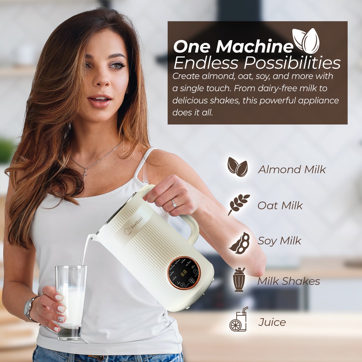 8-in-1 Multifunctional Nut Milk Maker